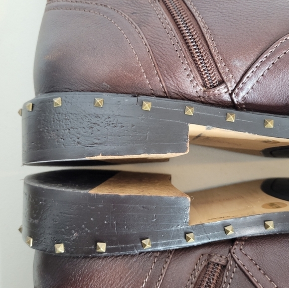 Vince Camuto Talorini Lace-Up Studded Combat Boots - Size 9 - Picture 14 of 16